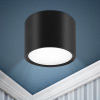 Светильник накладной GX53 черный OL7 GX53 BK 82х60мм (40/1440)