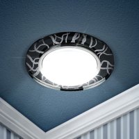 Светильник точечный GX53 Эра DK80 WH/BK белый/черный