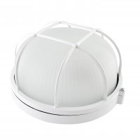 Светильник Е27 герметичный НПБ1302 60Вт D178x85мм IP54 решётка TDM белый (12)