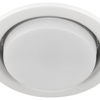 Встраиваемый светильник под лампу GX53 ЭРА KL35 SWH (k) белый матовый