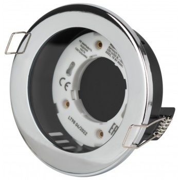 Cветильник точечный ЭРА хром KL95 CH GX53 IP44