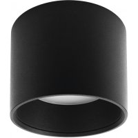 Светильник точеченый GX53 Эра OL8 GX53 WH 12Вт черный d96/80мм (40)