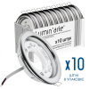 Светильник точечный GX53 106х22мм 10шт/упак кольцо Хром Wolta