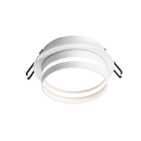 Светильник точечный GX53 белый MODERNO D103x48 Wolta