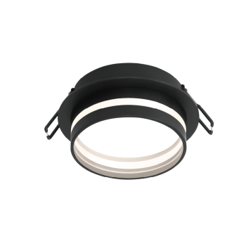 Светильник точечный GX53 черный MODERNO D103x48 Wolta