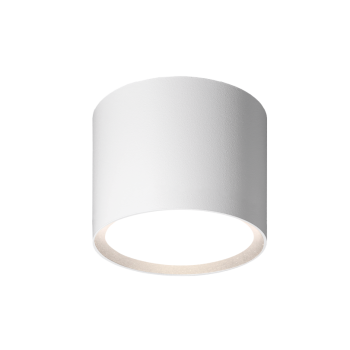 Светильник точечный накладной GX53 белый D82x70 Wolta