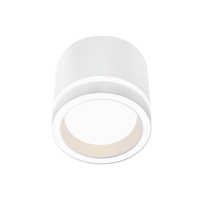 Светильник точечный накладной GX53 белый LUCE D83x60 Wolta