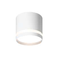 Светильник точечный накладной GX53 белый MODERNO D84x80 Wolta