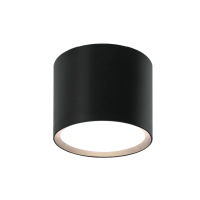 Светильник точечный накладной GX53 черный D82x70 Wolta