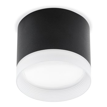 Точечный накладной светильник Smartbuy TS2003 черный матовый GX53 D82х70 (50)