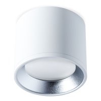 Точечный накладной светильник Smartbuy TS2005 белый серебро матовый GX53 D96х80 (50)