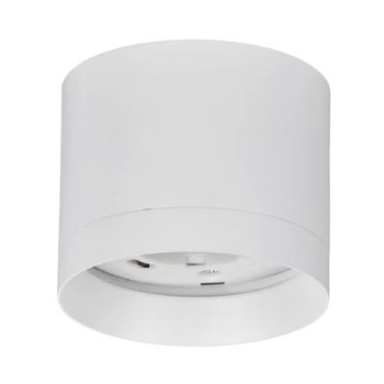 Светильник точечный накладной GX53 белый IEK 4015 (80)