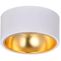 Светильник точный накладной GX53 белый-золото IEK 4017 (30)