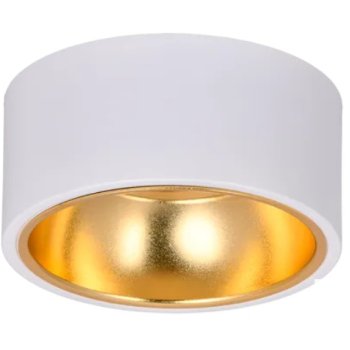 Светильник точный накладной GX53 белый-золото IEK 4017 (30)