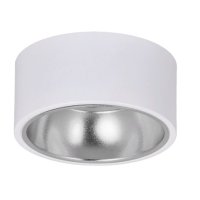 Светильник точный накладной GX53 белый-хром IEK 4017 (30)