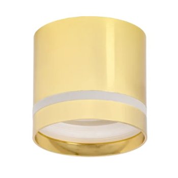 Светильник точечный накладной GX53 золото IEK 4016 (50)