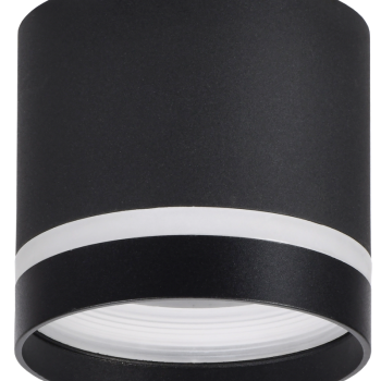 Светильник точечный накладной GX53 черный IEK 4016 (50)