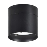 Светильник точечный накладной поворотный GX53 черный IEK 4014 (50)