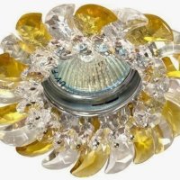 Светильник ASTRA 5100 C/Yellow MR16  хром/желтый кристалл