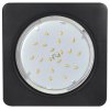 Ecola GX53 H4  Square светильник квадратный без рефл. Черный матовый 107x41 (к+)  [SB53S4ECB]