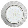 Ecola GX53 H4 5361 Glass Круг с крупными матовыми стразами Конус/фон мат./центр.часть хром 52x120 (к