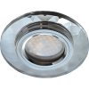 Светильник Ecola MR16 DL1654 GU5.3 Glass Стекло Круг граненый Хром / Хром 25x90