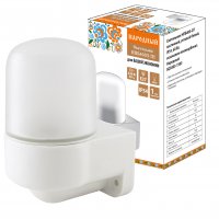 Светильник Е27 герметичный НПБ400-2П 60Вт 150x110мм IP54 угловой TDM Народный белый (16)