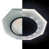 Ecola MR16 LD1652 GU5.3 Glass Стекло с подсветкой 8-угольник с прямыми гранями Матовый / Хром 25x90