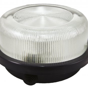 Светильник Е27 герметичный НПП03-100-005 100Вт D212x104мм IP54 TDM черный (5)