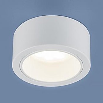 Светильник точечный GX53 Электростандарт 1070 белый d135мм"