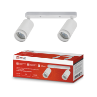 Светильник спот 2xGU10 AR-WH 55х165x260мм белый InHome