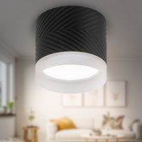 Светильник накладной Эра OL38 BK GX53 IP20 черный диагонали