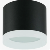 Светильник спот GX53 Эра черный OL17 IP20