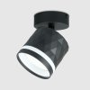 Светильник спот 1xGX53 GWL-GX53-M-IP20 черный ромб боковой рассеиватель General