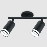 Светильник спот 2xGU10 GWL-2GU10-M-IP20 черный кирпич боковой рассеиватель General (20)