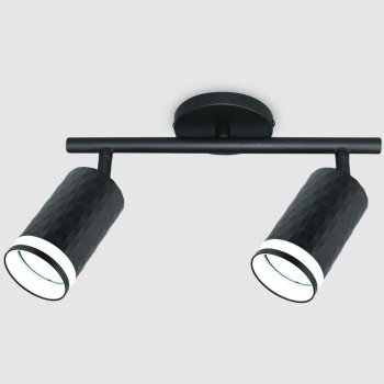 Светильник спот 2xGU10 GWL-2GU10-M-IP20 черный кирпич боковой рассеиватель General (20)