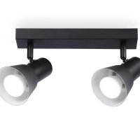 Светильник спот 2хGU10 TA13117/2 BK/WH черный/белый IP20 350*85*150 Ambrella