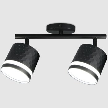 Светильник спот 2хGX53 GWL-2GX53-M-IP20 черный кирпич боковой рассеиватель General (20)