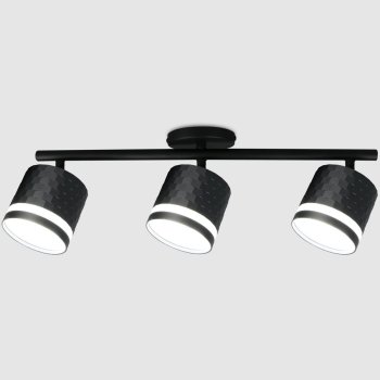 Светильник спот 3xGX53 GWL-3GX53-M-IP20 черный кирпич боковой рассеиватель General (10)