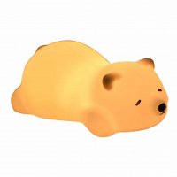 Ночник 220В Leek NL-352-S 2Вт Спящий Мишка RGB (40)