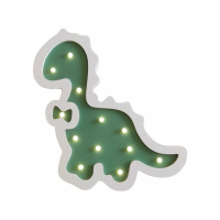 Ночник 2хААА Apeyron Динозавр теплый белый МДФ 0.3Вт 230х33х312мм