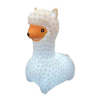 Ночник 3хLR44 (AG13) Apeyron Лама белый 0.06Вт 111х84х152мм акрил (50)