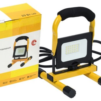 Прожектор диодный переносной 20Вт 6500К 1600Лм IP54 IEK СДО 06-20П (20)