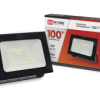 Прожектор диодный 100Вт 6500К 9000Лм IP65 черный InHome СДО-7 (10)