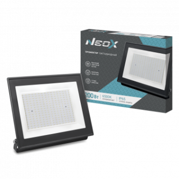 Прожектор диодный 200Вт 6500К 21000Лм IP65 NEOX ДДО-8 (5)