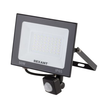 Прожектор диодный 50Вт 6500К 4000Лм IP44 датчик Rexant (20)