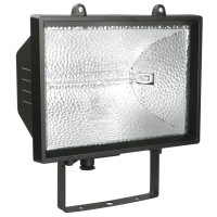 Прожектор ИО1500 галогенный  черный IP54  ИЭК