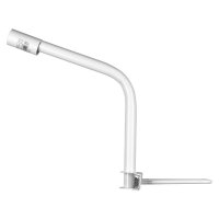 Кронштейн для конс св-ка Wolta К1П 350мм d48мм приставной 1скоба белый (6)