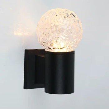 Светильник уличный настенный 1хG9 General IP65 шар черный