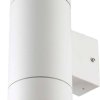 Светильник уличный настеннный GX53 General GWL-2GX53-M IP65 цилиндр 2стор белый